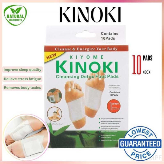 Patchs Détox pour les Pieds Kinoki – Bien-être & Relaxation Naturelle (10 patchs)