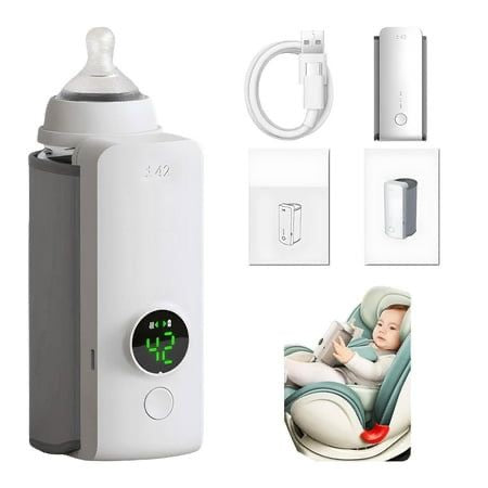 Chauffe-Biberon Portable Intelligent – Température Précise & Nomade pour Bébé