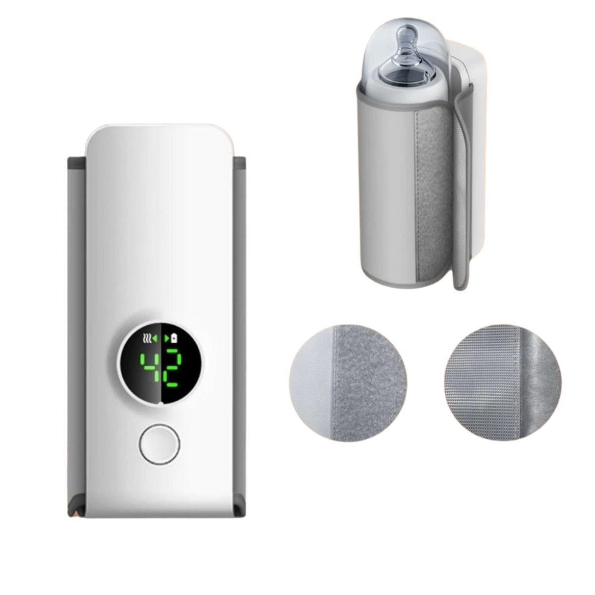 Chauffe-Biberon Portable Intelligent – Température Précise & Nomade pour Bébé